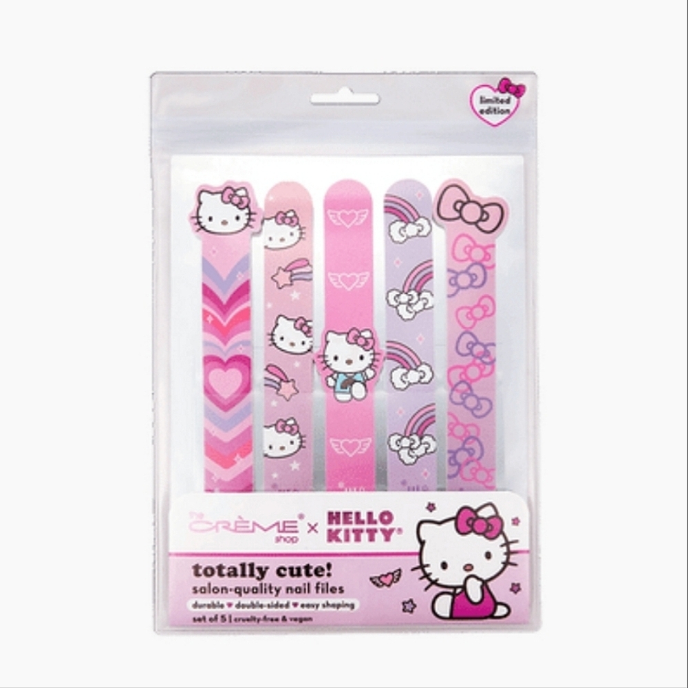🎀 The Créme Shop X Hello Kitty ✨️LIMITED EDITION✨️ Nail Files, Set Of 5 ~ NWT